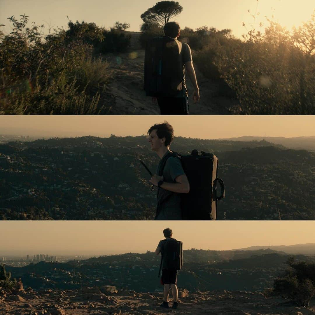 チャンドラー・リッグスのインスタグラム：「it’s been a while since i’ve posted so… i feel like i should break the silence with some stills from my new show with marvel  •  just kidding me and @xavierjimenez1 went hiking and brought his camera」