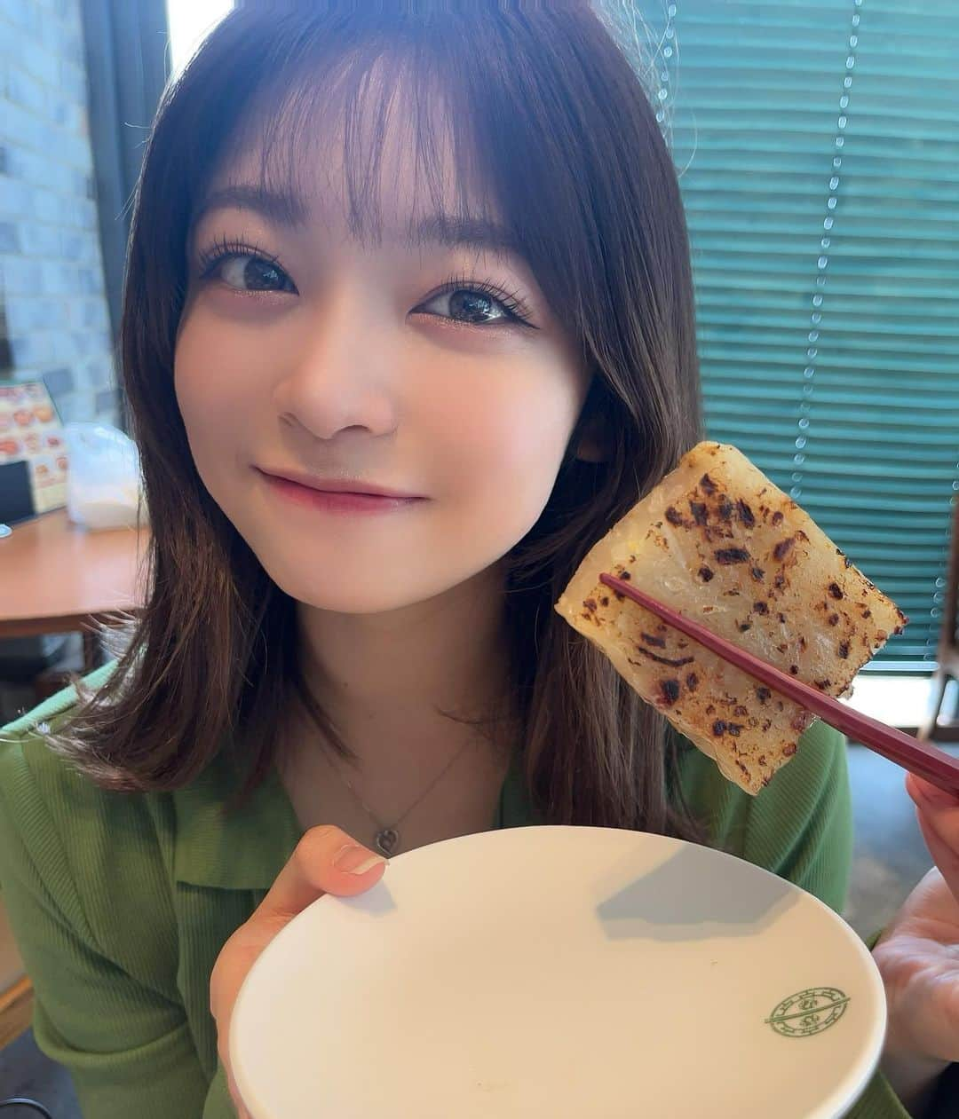 白岡今日花さんのインスタグラム写真 - (白岡今日花Instagram)「大根餅美味しいよね〜」5月14日 21時30分 - kyoka_shiraoka