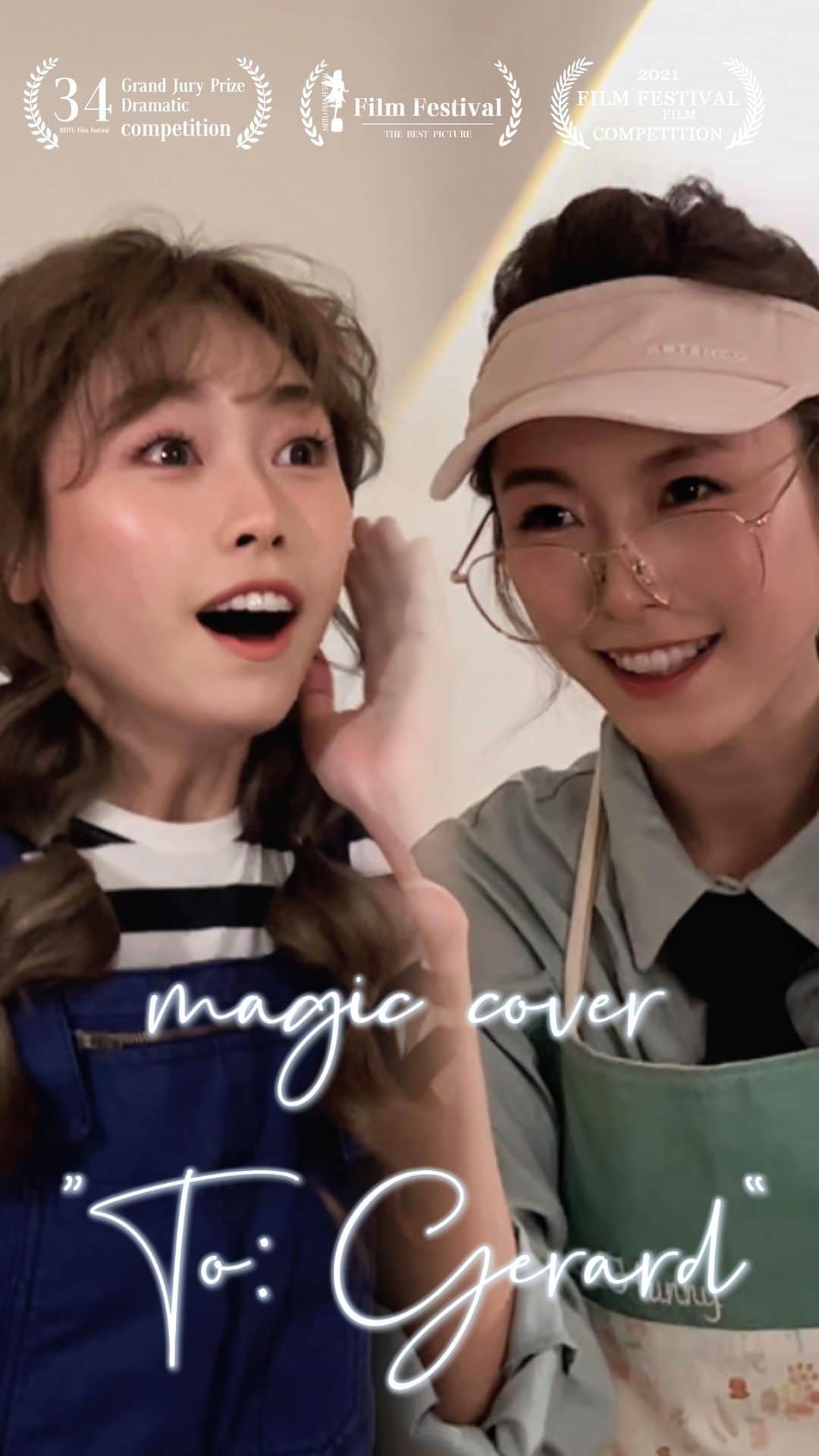 Miss Hunnyのインスタグラム：「When magician work from home 🫠 #MissHunnyMagicSalon #magic #cover #misshunny #togerard #dreamworks」
