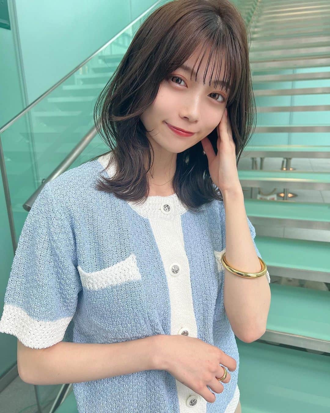 ましゅろ さんのインスタグラム写真 ましゅろ Instagram Itohgaku Tops Annleya Official Accessory Loungedress 韓国ファッション 韓国服 プチプラファッション プチプラ プチプラコーデ カーディガン ツイード ゴールドアクセサリー オフィスコーデ