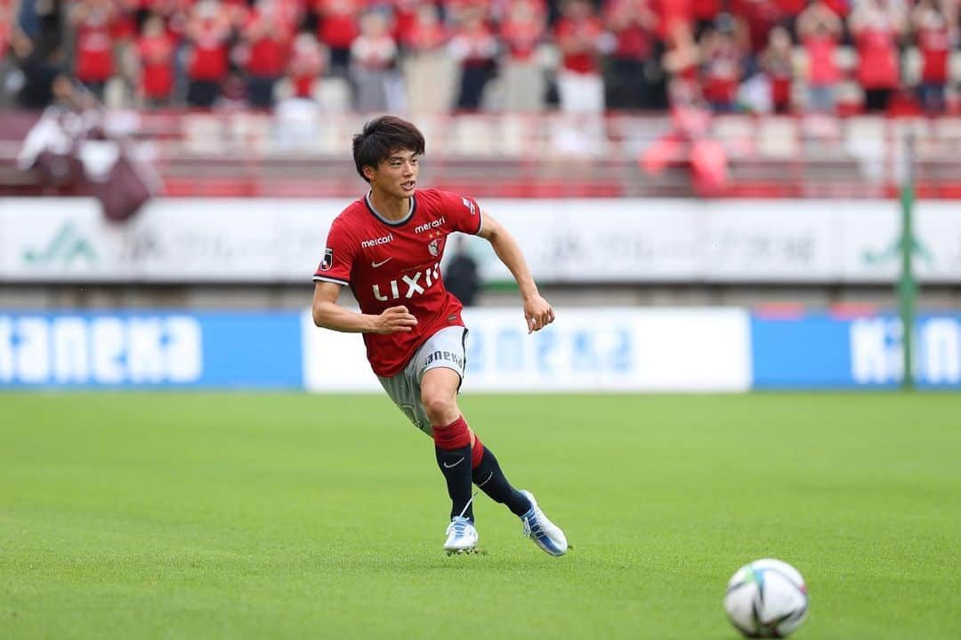 常本佳吾のインスタグラム：「2022.5.14 vs北海道コンサドーレ札幌 4-1  90分良いサッカーをする為により改善して次に向けていい準備をしていきます⚽️🦌🔥応援ありがとうございました📣  #鹿島アントラーズ #jリーグ #常本佳吾」