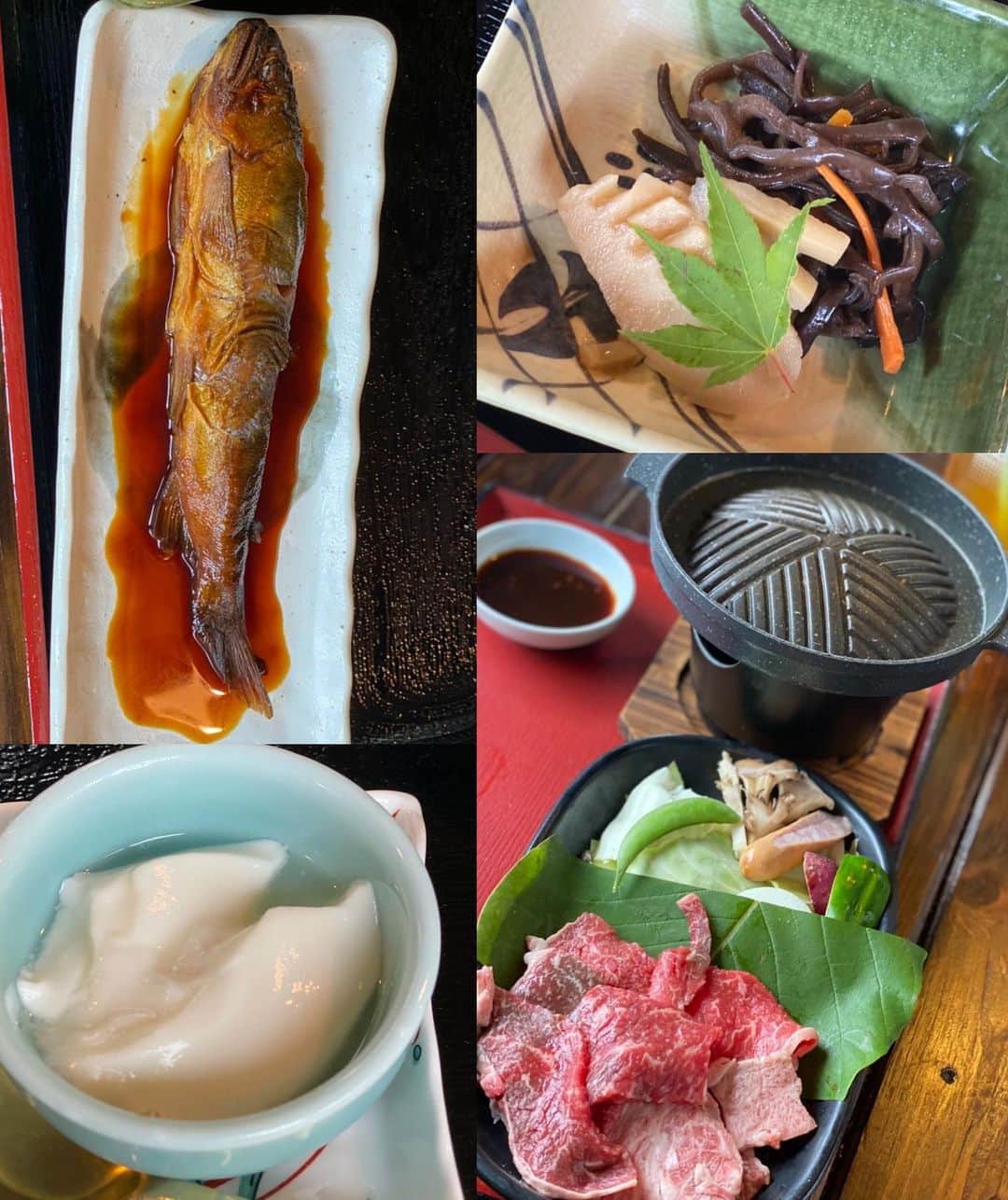 堀えりかさんのインスタグラム写真 - (堀えりかInstagram)「いつもここに鮎食べに来る🐟 一人前でこの量😳💕 (飛騨牛焼肉は単品)  因みにえりかが1番好きなのは塩焼きと雑炊が1番好き☺️❤️  (でもやっぱり肉も食べちゃう🐮←)   #岐阜 #関市 #鮎川 #鮎 #鮎料理 #飛騨牛 #焼肉 #ランチ #lunch #岐阜グルメ #川 #自然 #板取川 #洞戸」5月16日 12時45分 - xerikax143
