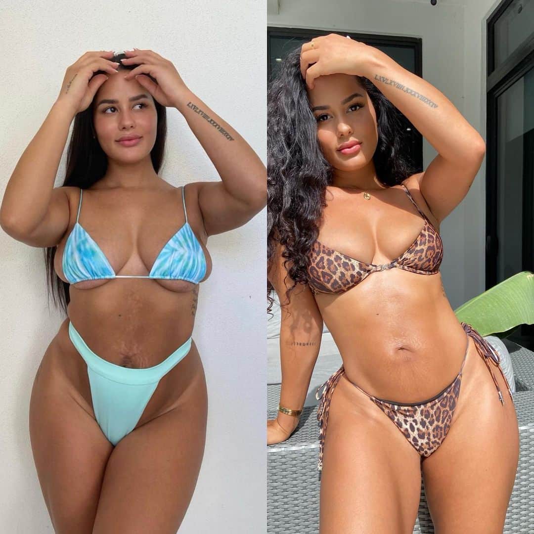 Katya Elise Henryさんのインスタグラム写真 - (Katya Elise HenryInstagram)「Shoutout to all the girls out there trying to love themselves in a world that's constantly telling them not to ❤️‍🔥 here's my recent transformation. photo on the left is 4 weeks postpartum, photo on the right is 8 months postpartum! appreciating all the little changes and better choices i am slowly making for my body again.  I'm so excited to see how many of y'all join our new 8 week challenge!! Come join us on JUNE 6th if you’re up for it 😈 BIKINI BOOTY CHALLENGE includes...  🏋🏽‍♀️ 8 week workout plan to help you build muscle & get strong 🍔 8 week non-restrictive, customizable meal plan⁠ 🥗 Access to 800+ delicious, healthy recipes⁠ 📞 24-hour support from our team of specialists⁠ 💰 $5,000 CASH PRIZE POOL⁠ 👯‍♀️ Exclusive Facebook community of #WBKgirls ⁠ 📲 Complete access to the WBK FIT app⁠ + so much more! ⁠ ⁠ Head to @WBKfit 🔗 in bio to secure your spot!」5月17日 5時06分 - katyaelisehenry
