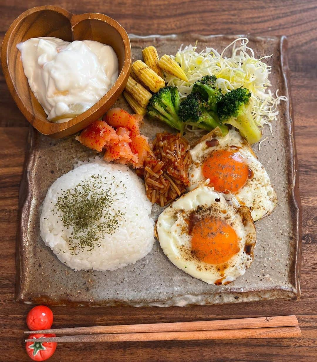 天木じゅんさんのインスタグラム写真 - (天木じゅんInstagram)「. . one plate brunch🍽🍳🥦 . . #oneplate #brunch #天木ごはん #ランチ #手料理 #自炊」5月17日 14時00分 - jun.amaki