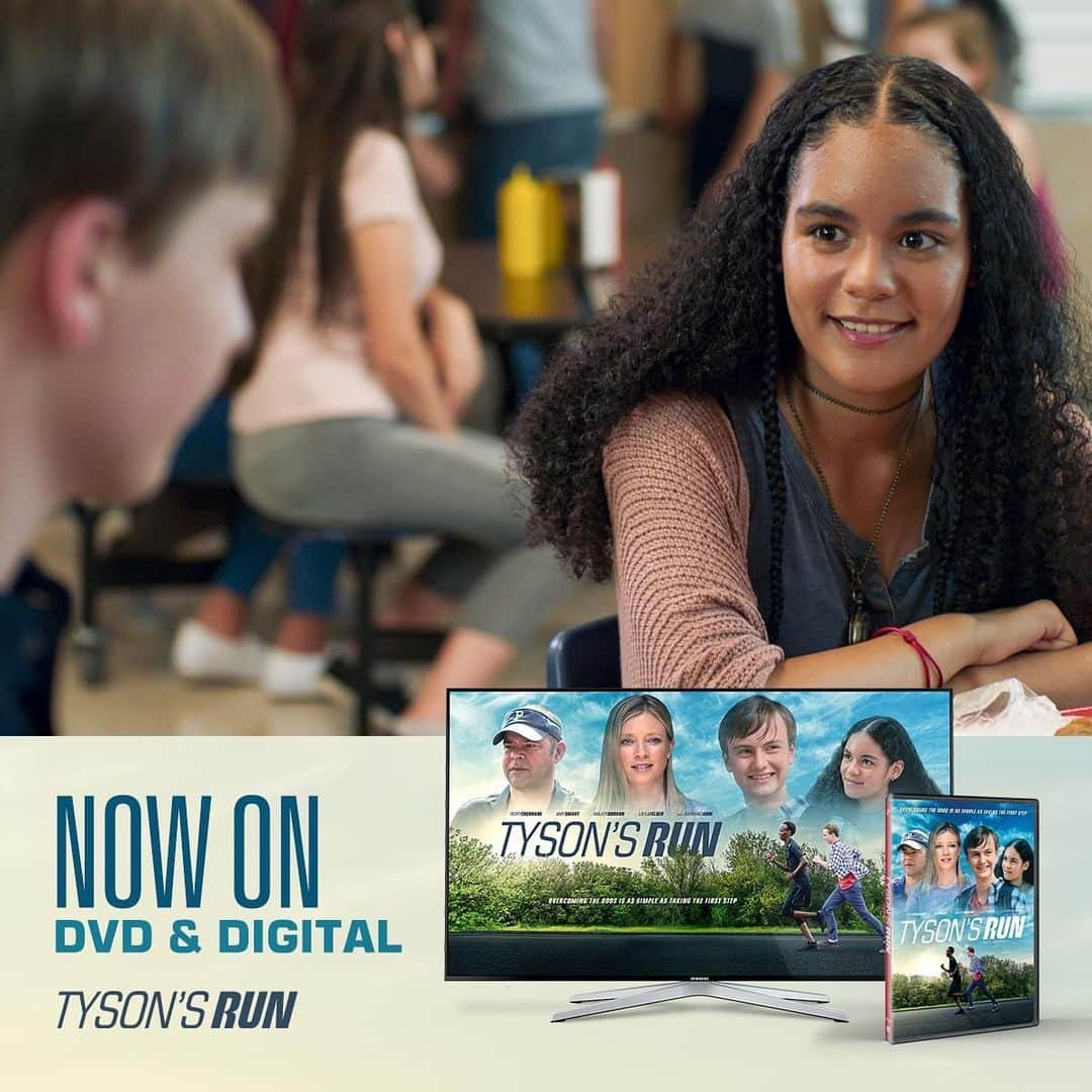 メジャー・ドッドソンのインスタグラム：「NOW is your chance to see Tyson's Run!  This endearing film is now available on DVD and digital, and is a great one to enjoy with the whole family! Follow Tyson's story as a marginalized teen with autism entering high school for the first time. He — and others — learn what he's truly made of when he sets his mind to achieve a seemingly insurmountable goal, in hope of gaining his football-coach father's approval.  Now available at Walmart, Target, Amazon and wherever you like to get your movies! See all the options and get your copy today at tysonsrun.com」