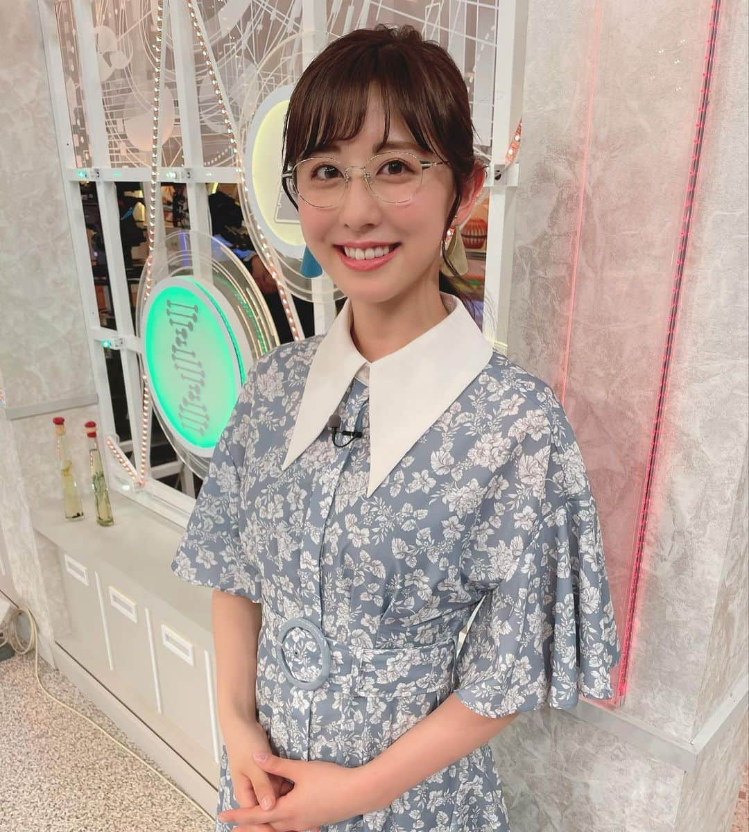 斎藤ちはるさんのインスタグラム写真 - (斎藤ちはるInstagram)「襟付きワンピース×メガネ👗👓 . 今夜8時30分からの『林修のレッスン！今でしょ』は夏野菜を深掘り🌟 . . #アスパラガス #ごぼう #にんじん #選び方 #保存法 #レシピ #大公開 です😳 #ためになる…！ . . #斎藤ちはる#テレビ朝日アナウンサー#テレビ朝日#テレ朝#アナウンサー#レッスン今でしょ#レッスン#今でしょ#副担任#コーデ#ワンピース#襟付き#襟付きワンピース#ワンピースコーデ#伊達メガネ#だてめがね#メガネ#めがね#いい子#コーデ」5月17日 19時44分 - chiharu_saito_ex