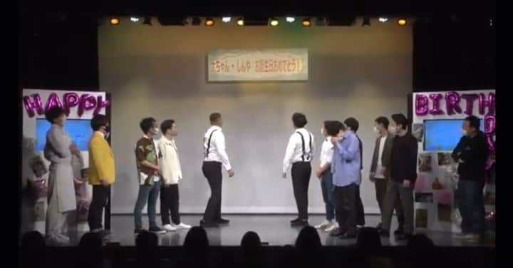 鈴木大介のインスタグラム：「【大ちゃん・しんやお誕生日会】  神保町よしもと漫才劇場が誕生して、1番華やかなステージでした！🙆‍♀️✨  オープニングは一生の思い出！  #ドキドキしないで」