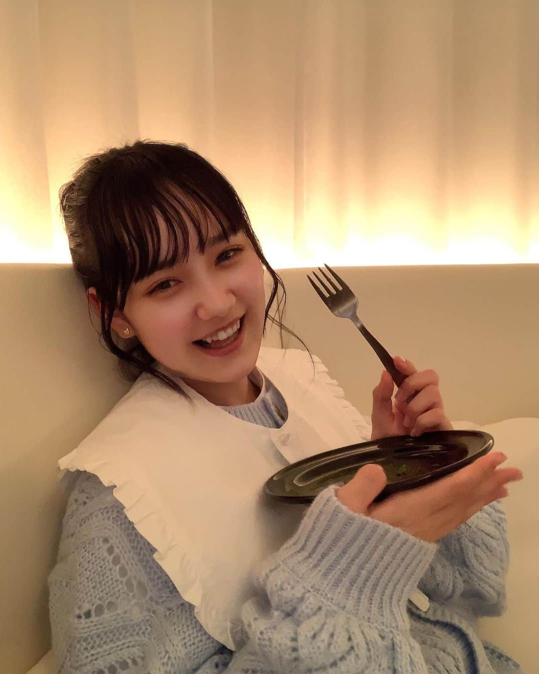 松本恵莉紗のインスタグラム：「美味しかった〜🍰  #抹茶のテリーヌ」