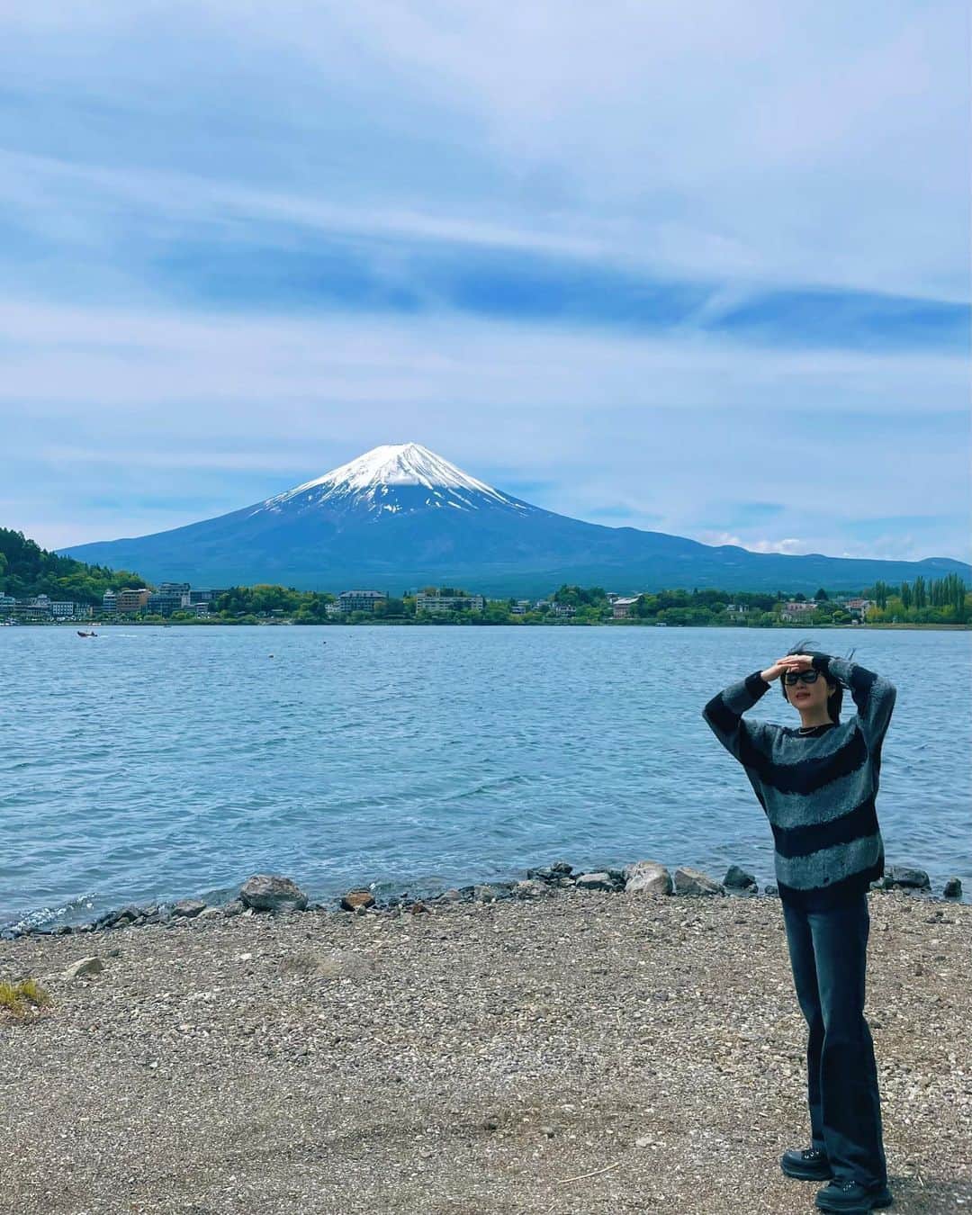 新井貴子のインスタグラム：「Mt. Fuji   🗻✨」
