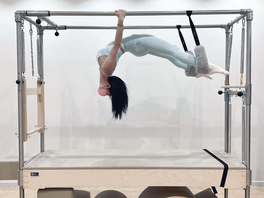 クララのインスタグラム：「Pilates day ❤️ @pilatesyul_official @fiveline.official」
