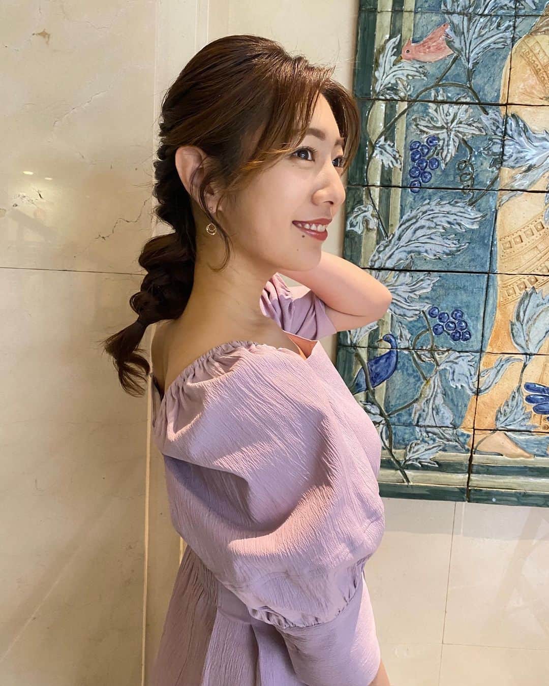 白戸ゆめのさんのインスタグラム写真 - (白戸ゆめのInstagram)「👗 . #東京インフォメーション #衣装 今日のテーマ #ラプンツェル 💜」5月19日 20時04分 - yumeno.s_