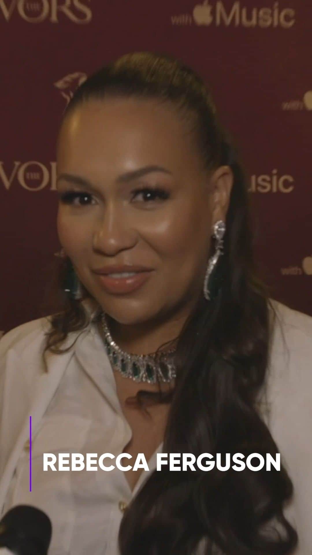 PRS for Musicのインスタグラム：「Ivors Academy Board Director Rebecca Ferguson discusses emerging talent and the future of songwriting at the 2022 awards. #TheIvors」