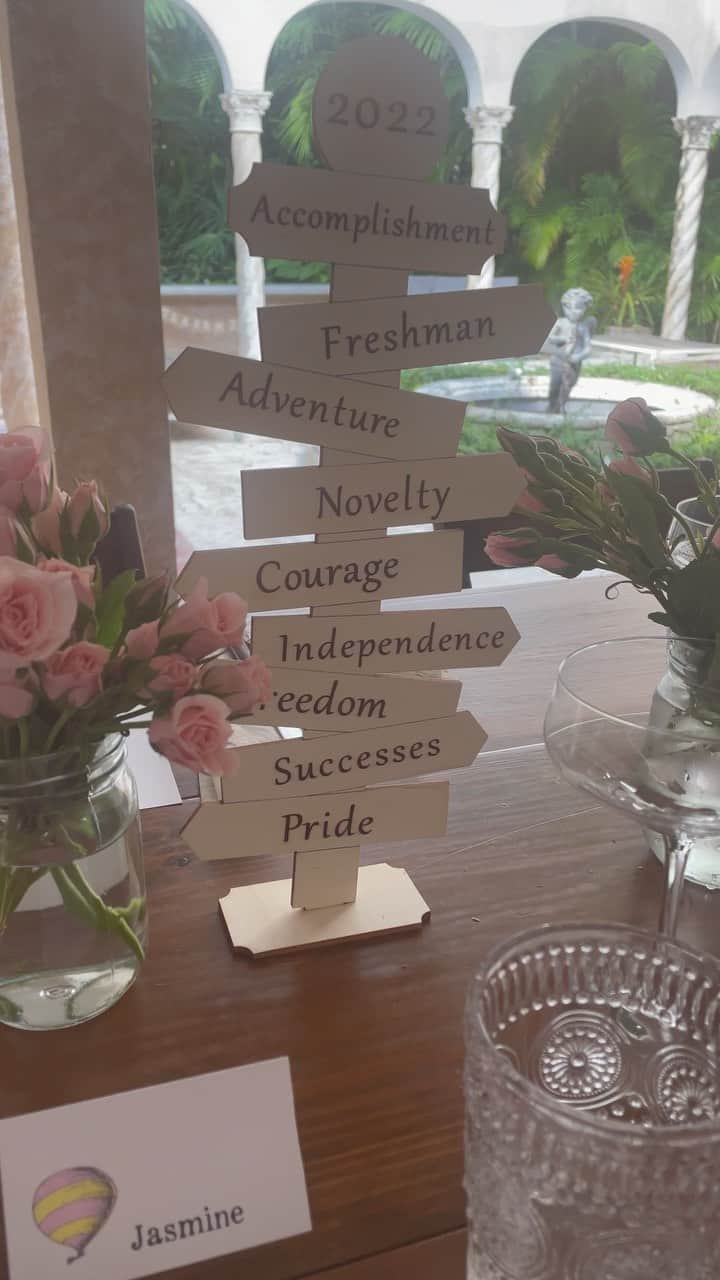 ガブリエル・アンウォーのインスタグラム：「Preparations are underway for @paisleyverea Graduation Luncheon. @ransomevergladesschool Thanks to @eventsontheloose & @shareefmalnik」
