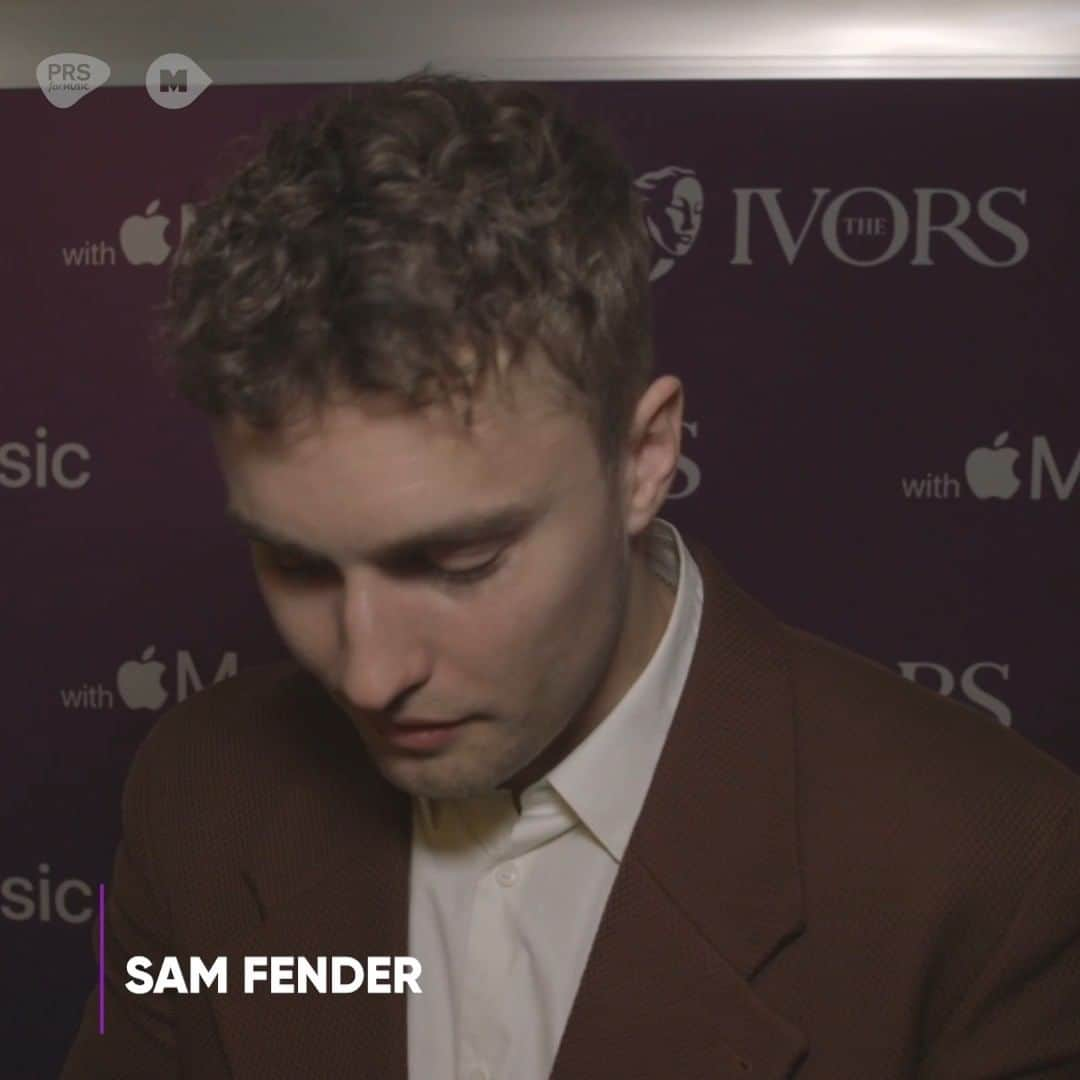 PRS for Musicのインスタグラム：「An elated Sam Fender picks up #TheIvors Best Song Musically and Lyrically for ‘Seventeen Going Under’, and says that it wasn’t all smooth sailing when he was starting out. #songwriter #songwriting #samfender」