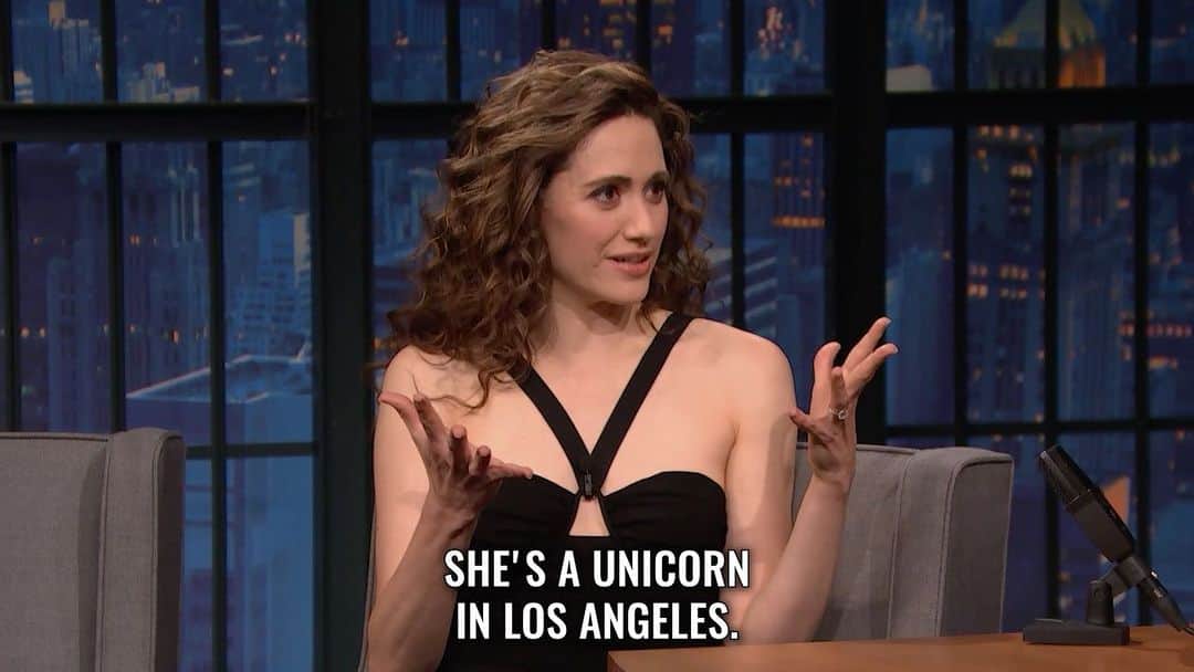 のインスタグラム：「“Everyone would say a completely different story. She was from space. She was from Ohio. There were 12 of her. There was some rich guy who paid for the billboards.” – @Emmy Rossum on the mystery of Angelyne」