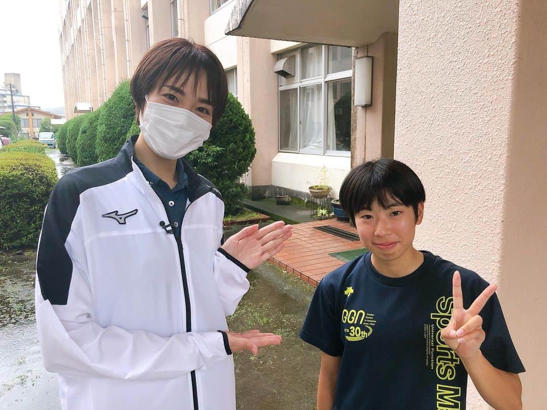 のインスタグラム：「・ KKB Jチャン+のコーナー【アスリートの原石】 ・ 今回は競歩の選手です😊 鹿児島女子高校の大山藍選手にです‼︎ ・ U22選手権競歩大会で優勝など素晴らしい成績の持ち主なんです😊 それに競歩に転向して約1年でこの成績‼︎ すご過ぎますよね🤩 ・ アスリートの原石は6月20日月曜日放送予定です‼︎ ・ ・ #鹿児島 #大山藍 選手 #競歩 #アスリートの原石」