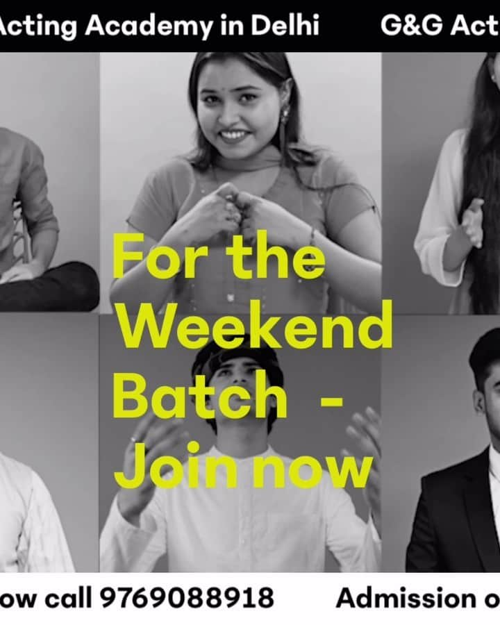 Praveen Bhatのインスタグラム：「A great way to start your acting career is by learning the fundamentals through practical acting classes. Learn the best acting, Modeling skills with one of the  best acting institute G&G academy. G&G provides intense courses like acting, modeling. Admission open now for the weekend batch. Scholarship Available.  For enrollments call 9769088918 / 9910491434  . #learnacting #actingcourse @gngmodelsagency @tushar_pant1986 #actingworkshop」