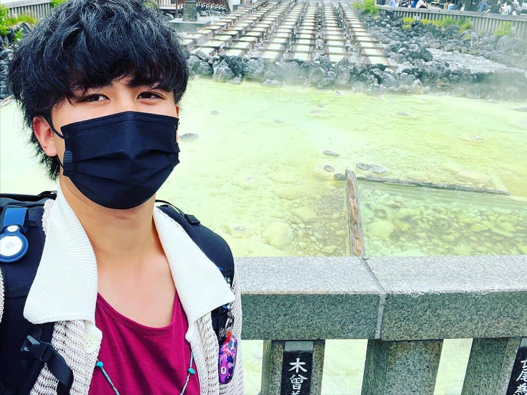 マサイのインスタグラム：「プライベートで草津行きました！ TikTokも見てね😁」
