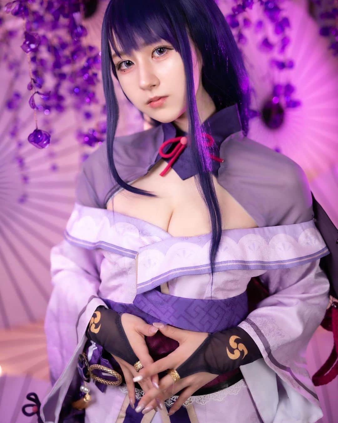 てーらのインスタグラム：「#女子大学生 #女子大生 #jd #cosplay_style #コスプレイヤーさんと繋がりたい #コスプレ #コスプレイヤー #cosplaygirl #cosplay  #japanesegirl #カメラマン募集 #カメラマンさんと繋がりたい  #被写体希望 #ポートレート 撮影  #genshinimpact #keqing #kokusei #原神 #雷電将軍  #雷電将軍コスプレ  #raidenshogun #raidenshoguncosplay #ちゅーむ  #cawaii #cawaiigirl #follow	 #followme #keqing #keqingcosplay  #baal #baalcosplay」