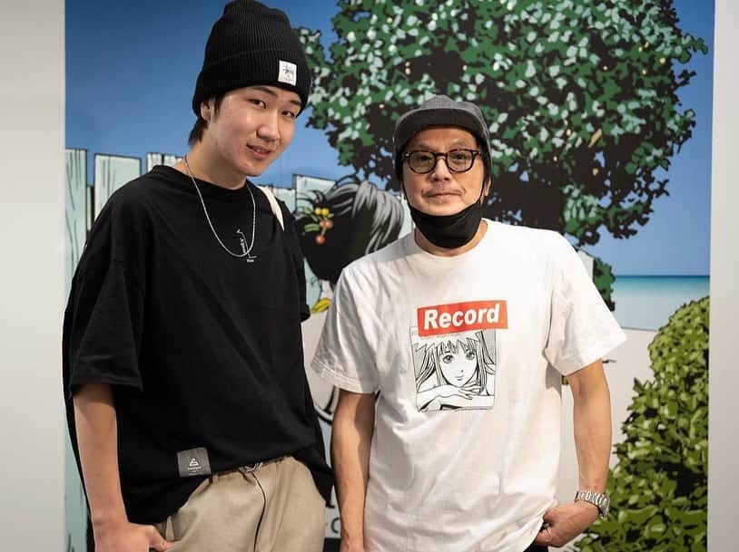 江口寿史のインスタグラム：「大阪『RECORD展』 2022.6/2〜13その③」