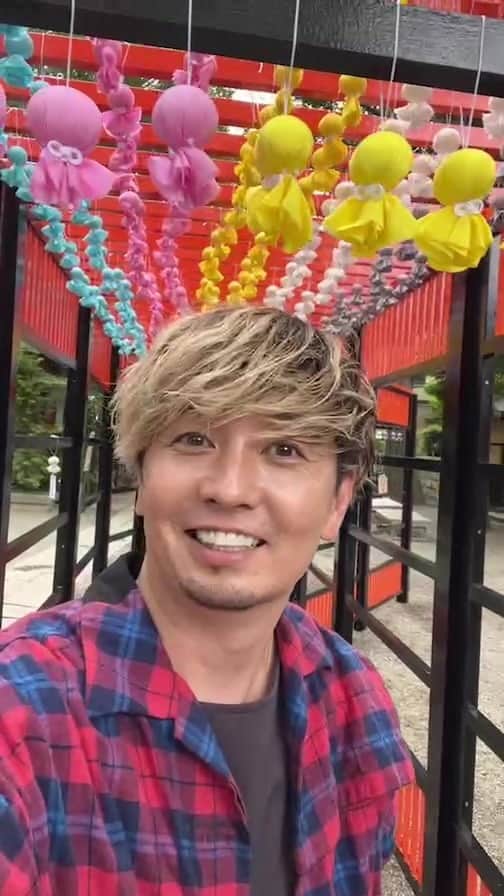 のインスタグラム：「田無神社のてるてるトンネルの設営のお手伝いをしてきたよ＾＾ ボランティアは楽しいな✨  #田無神社」