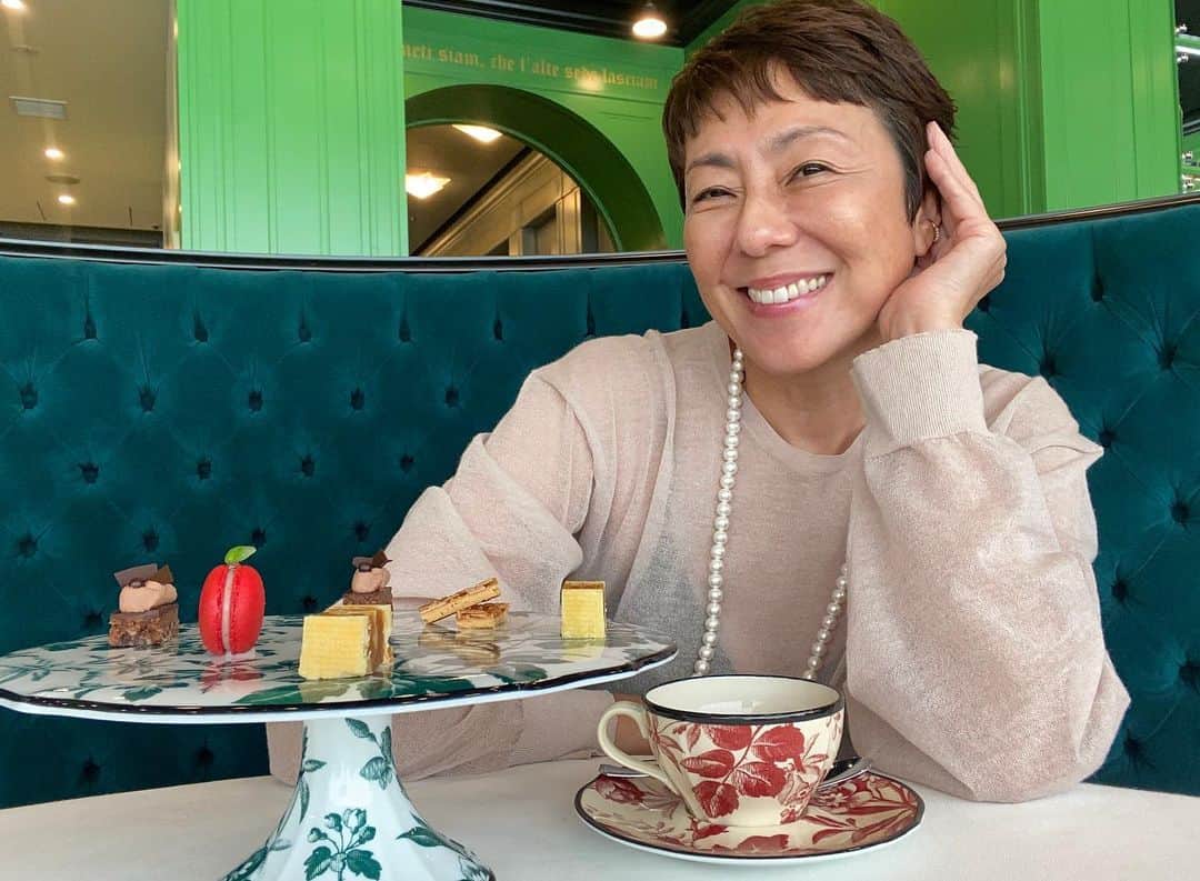 のインスタグラム：「. @gucciosteria  可愛くて素敵なレストラン❤️ 美味しかったー😉 #❤️」
