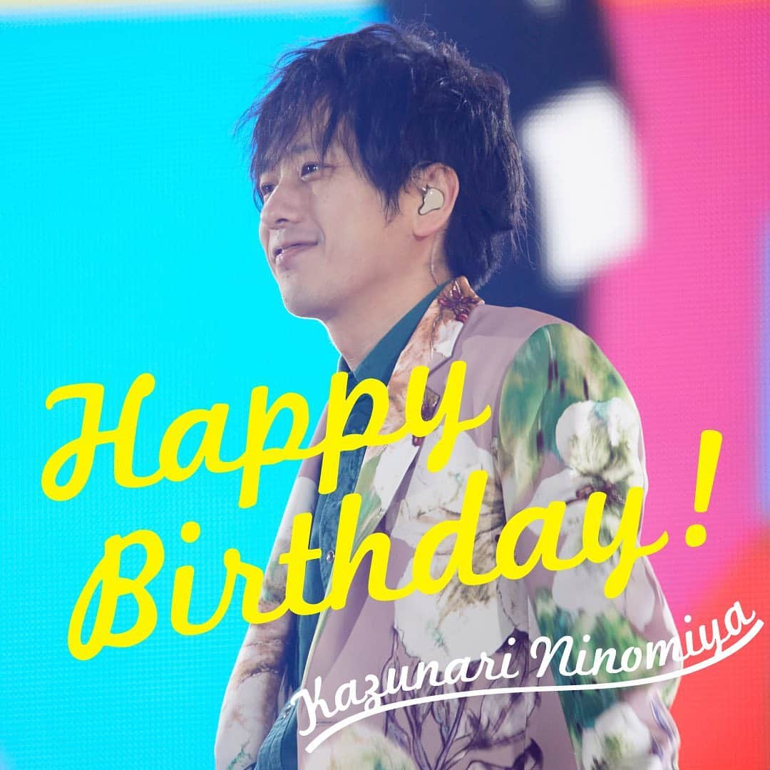 嵐（ARASHI）さんのインスタグラム写真 - (嵐（ARASHI）Instagram)「⁡ にの、お誕生日おめでとう！ Happy Birthday,Nino! #嵐 #ARASHI #Nino」6月17日 0時00分 - arashi_5_official