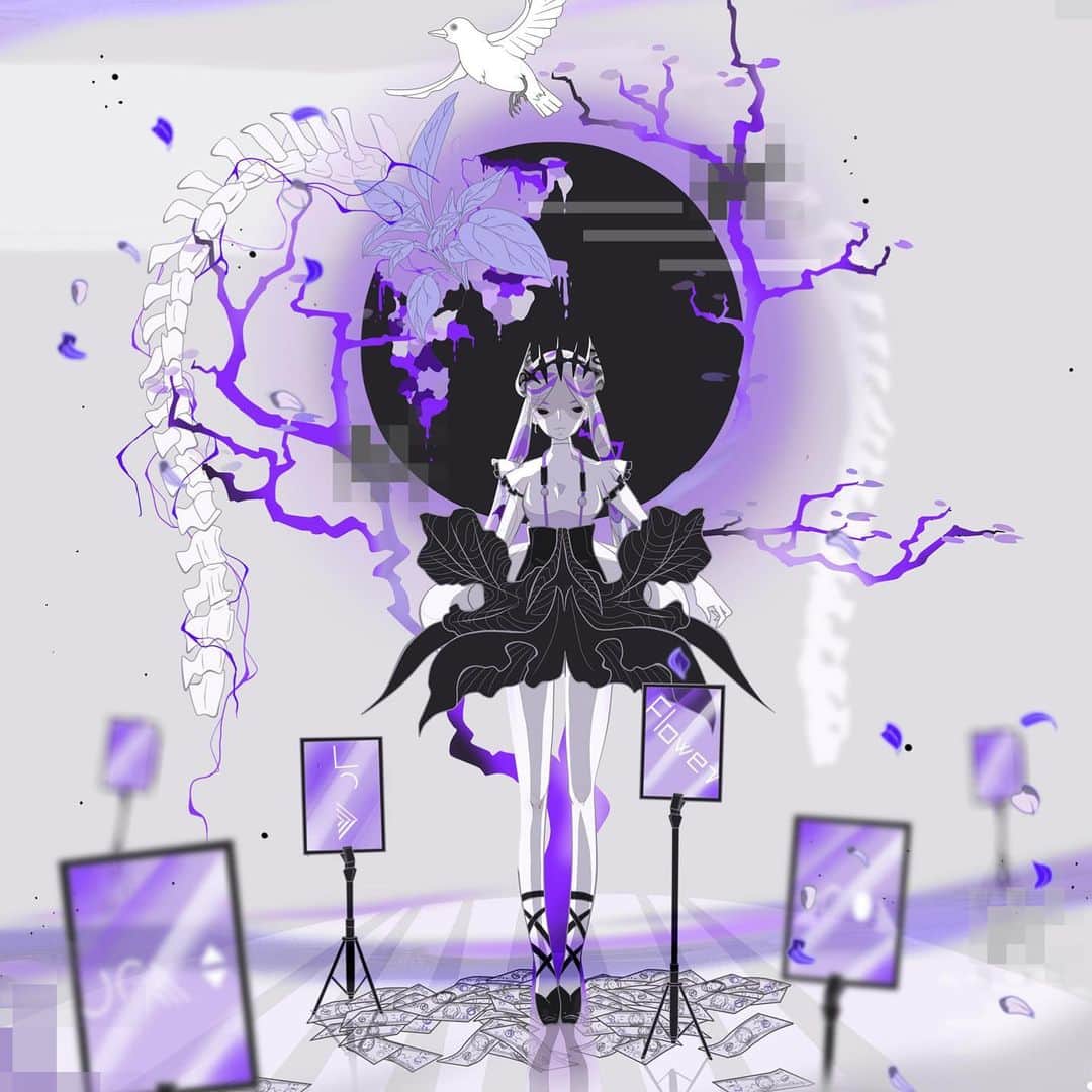 Kiyomi Aritakeのインスタグラム：「🟪」