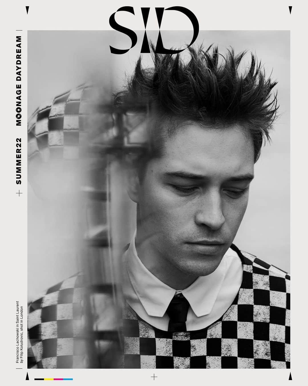 フランシスコ･ラチョースキーのインスタグラム：「Sid magazine @sidmagazine  @chaptermgmt  Shot by @filipkoludrovic  Stylist @sylvesteryiu  Beauty @joshhigdonhair」