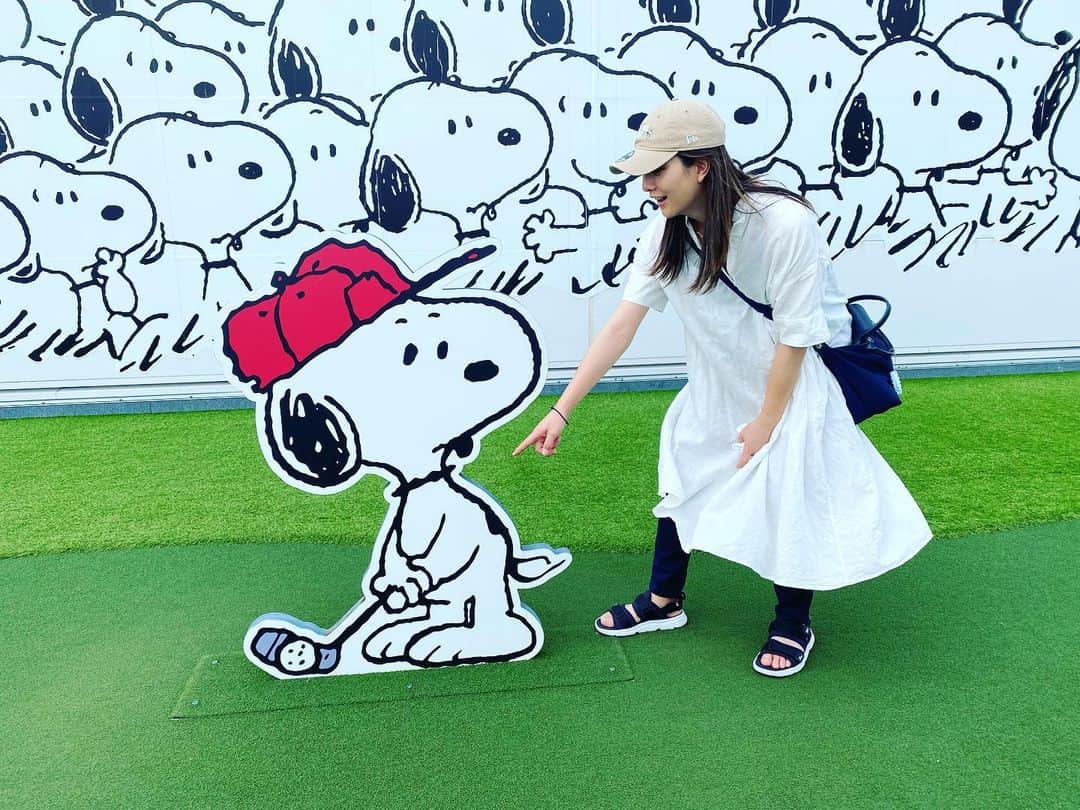 高島早百合のインスタグラム：「． 先日、母を巻き添えにして ずっと行ってみたかった スヌーピーミュージアムへ🤭 ． スヌーピー愛が深まった❤️ ． #スヌーピーミュージアム  #スヌーピー好きな人と繋がりたい」