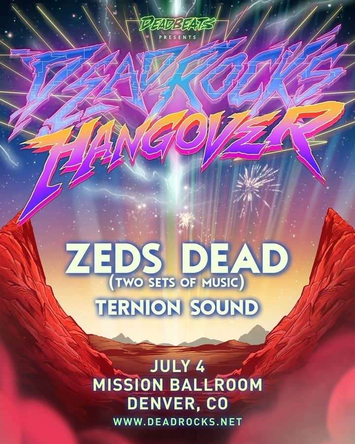 Zeds Deadのインスタグラム：「DEADROCKS HANGOVER ON SALE NOW!」