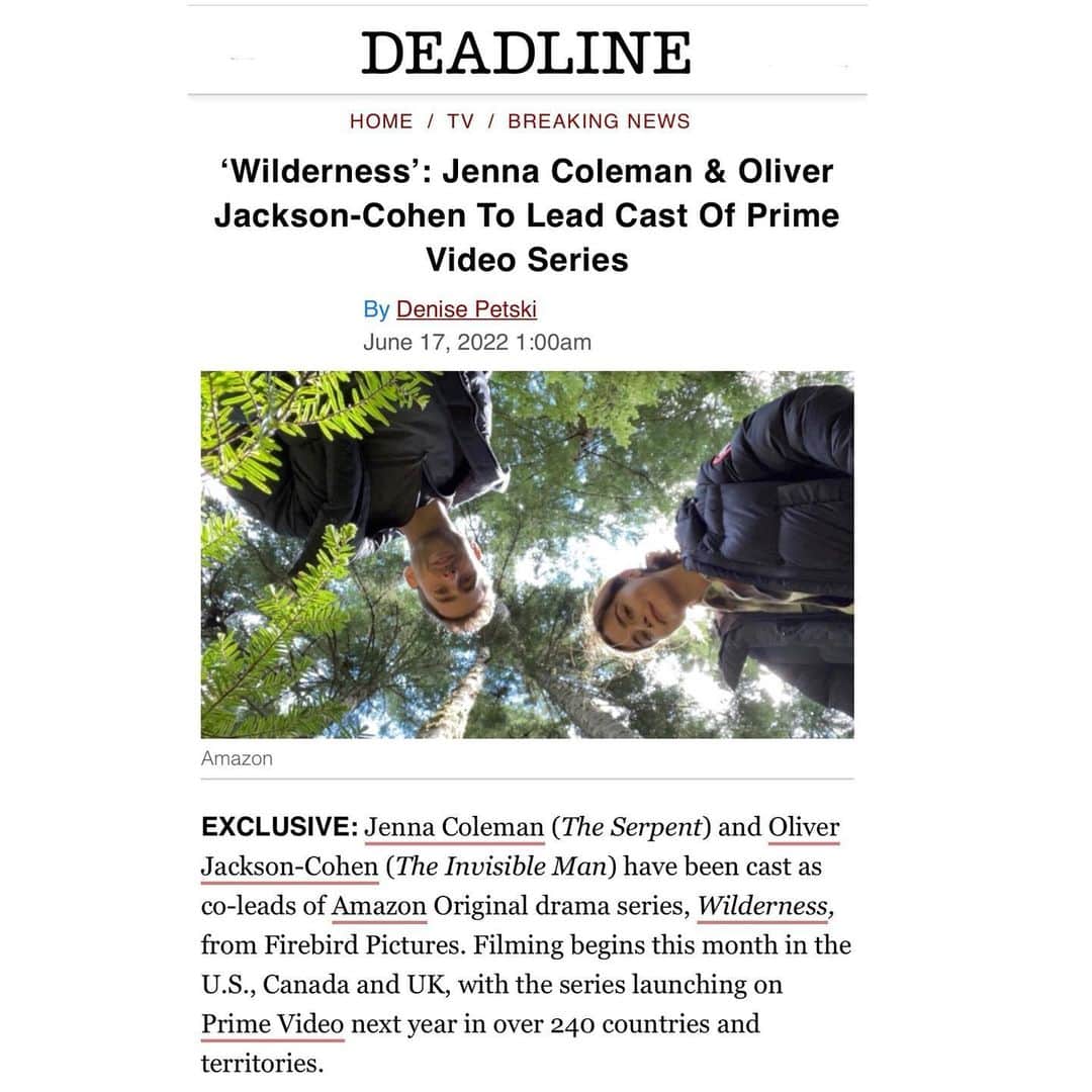 オリヴァー・ジャクソン＝コーエンさんのインスタグラム写真 - (オリヴァー・ジャクソン＝コーエンInstagram)「If you see a 6 foot 3 man creeping around the woods or up a mountain this summer.  Chances are it’s me.  #wilderness  @amazonstudios  @primevideo」6月18日 4時39分 - ojacksoncohen