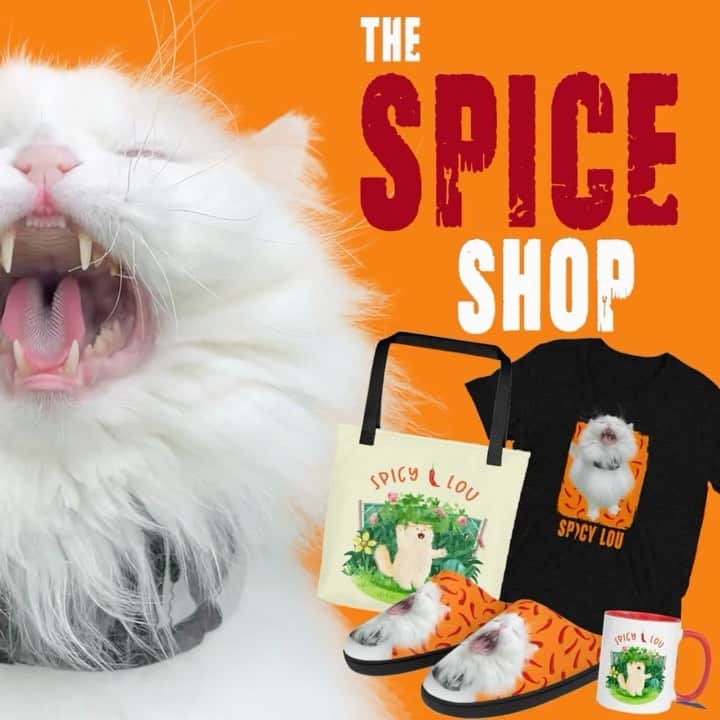 ソフィーのインスタグラム：「Ok guys, you’ve been asking me to add some spicy merchandise to the store for a while now, so here you go! The Spice Shop is open. 🌶🌶🌶 link in bio」