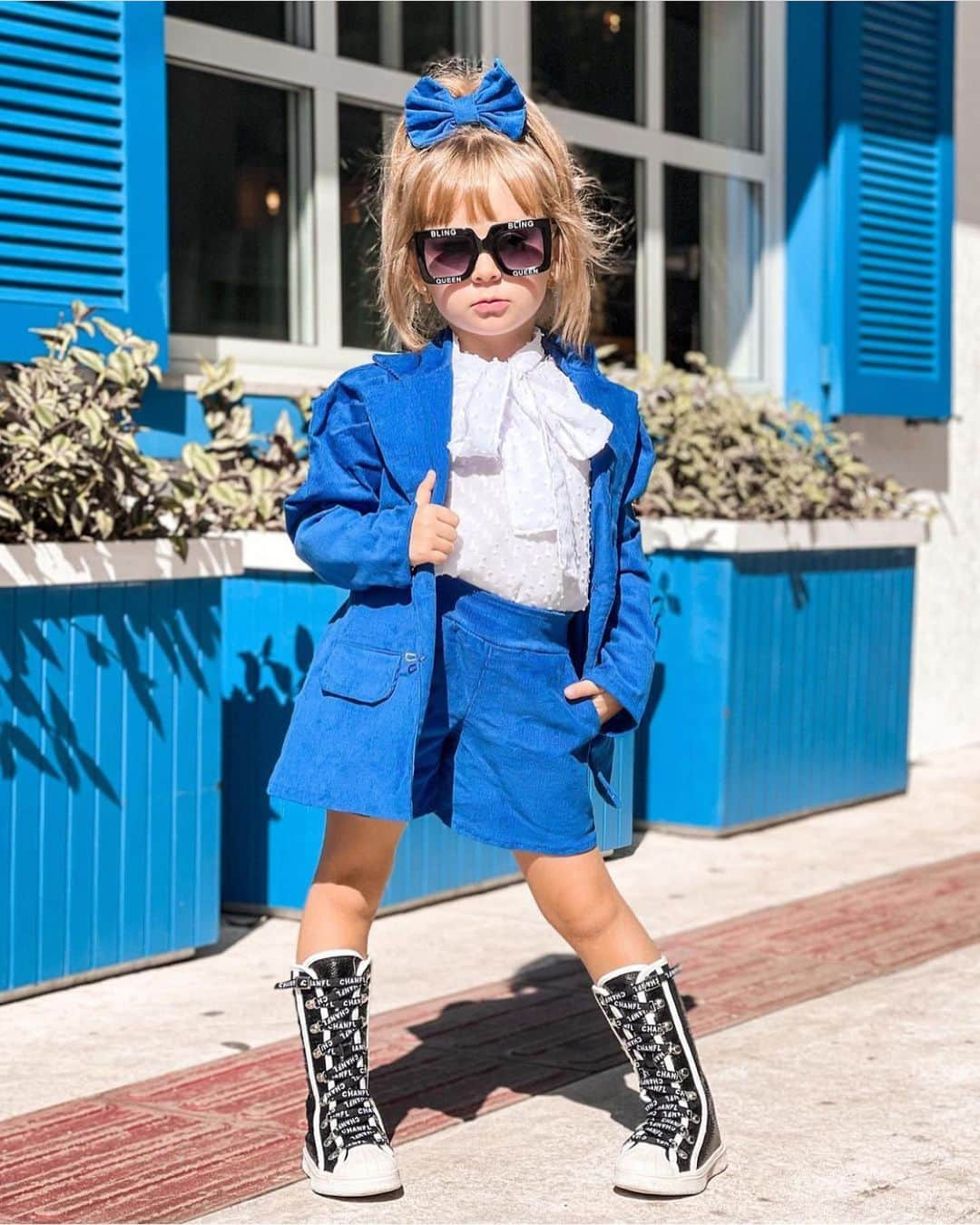 Kidz Fashionさんのインスタグラム写真 - (Kidz FashionInstagram)「💙By @alicedallarosa #kidzfashion #fashionkids #kidsfashion」6月18日 8時51分 - kidzfashion