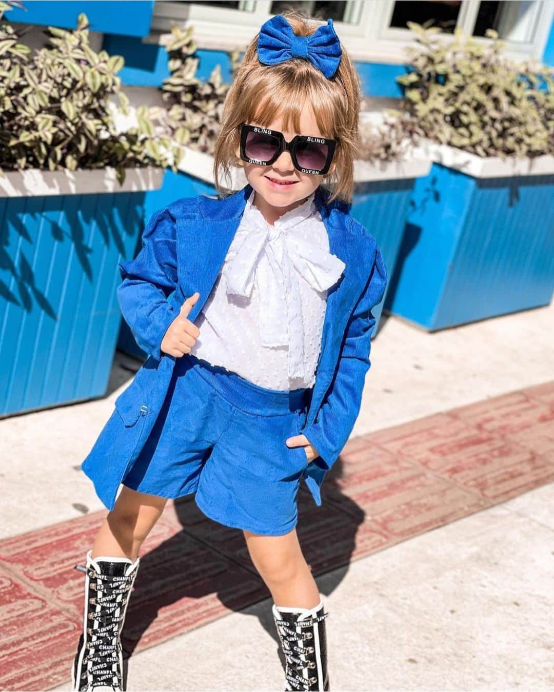 Kidz Fashionさんのインスタグラム写真 - (Kidz FashionInstagram)「💙By @alicedallarosa #kidzfashion #fashionkids #kidsfashion」6月18日 8時51分 - kidzfashion