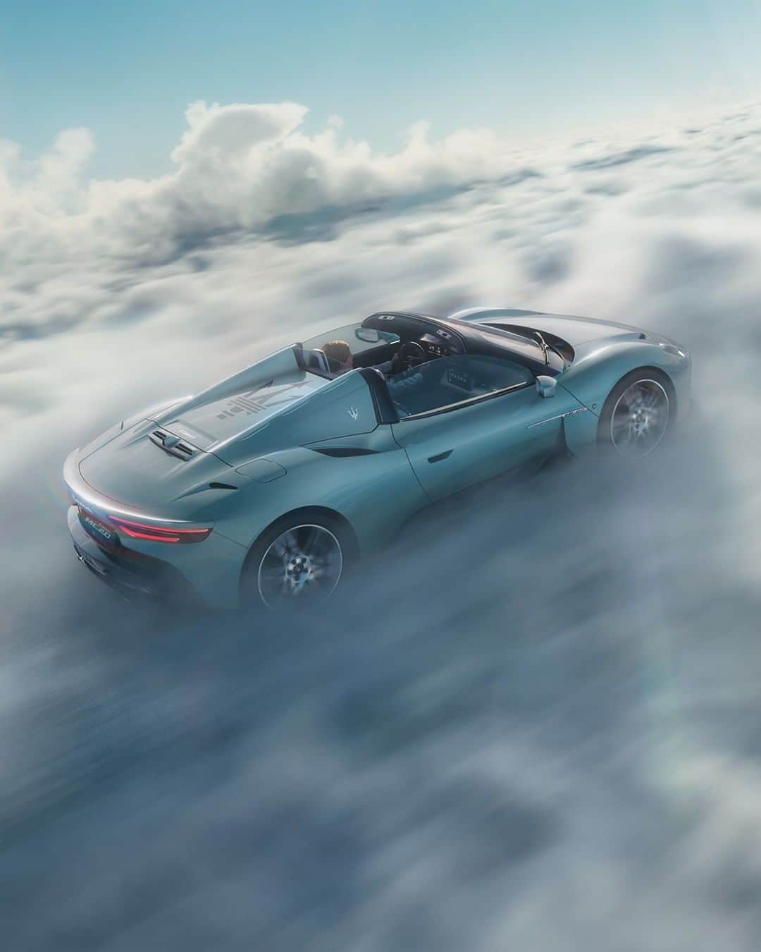 Maserati Japan | マセラティ ジャパンのインスタグラム：「空の彼方に新たな世界が広がっています。Maserati MC20Cieloへようこそ。 #MaseratiMC20Cielo」