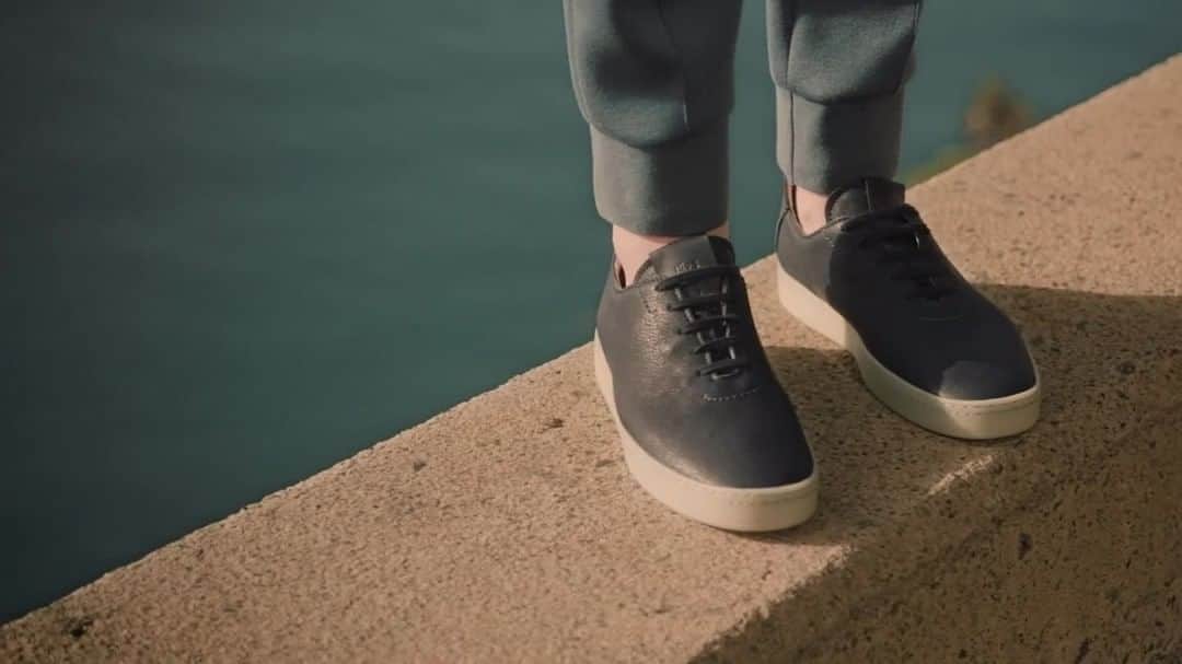 ベルルッティのインスタグラム：「- THE #BERLUTI SUMMER 2022 COLLECTION -⁠ ⁠ On the look for a Summer-worthy Father's Day gift? Eden is inspired by the light atmosphere of sun-drenched seashores to add an understated finishing touch to a chic estival silhouette. Made from a single piece of lightweight, supple leather with a soft grain, it is available both in lace-up and slip-on versions. A Scritto motif is embossed and asymmetrically placed on the shoes, the ultimate iconic detail. ⁠ ⁠ Now available in-store and on the e-shop.」