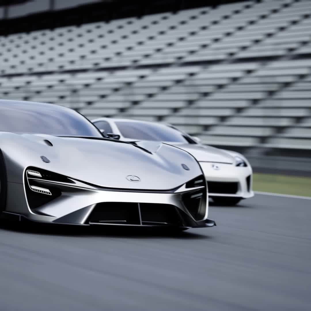 Lexus UKのインスタグラム：「Creating the future, with a bit of inspiration from the past: Lexus Electrified Sport.」