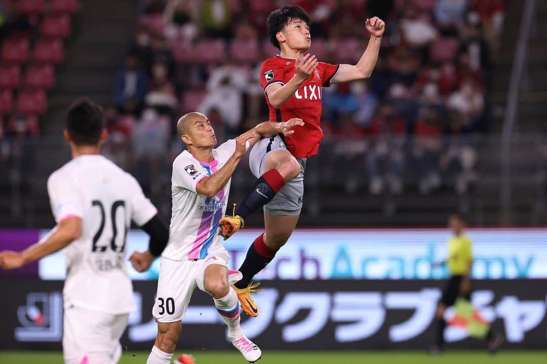 上田綺世のインスタグラム：「4-4  次に繋げます。 応援ありがとうございました！  #鹿島アントラーズ #上田綺世 #18」