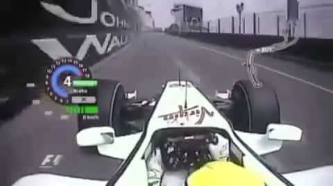 ジェンソン・バトンのインスタグラム：「This week's meditation is led by @jensonbutton in the Brawn BGP 001 as he sets pole in Monaco 2009. A little taste of the circuit before this weekend's GP. Put your headphones in and open your eyes. 😌」