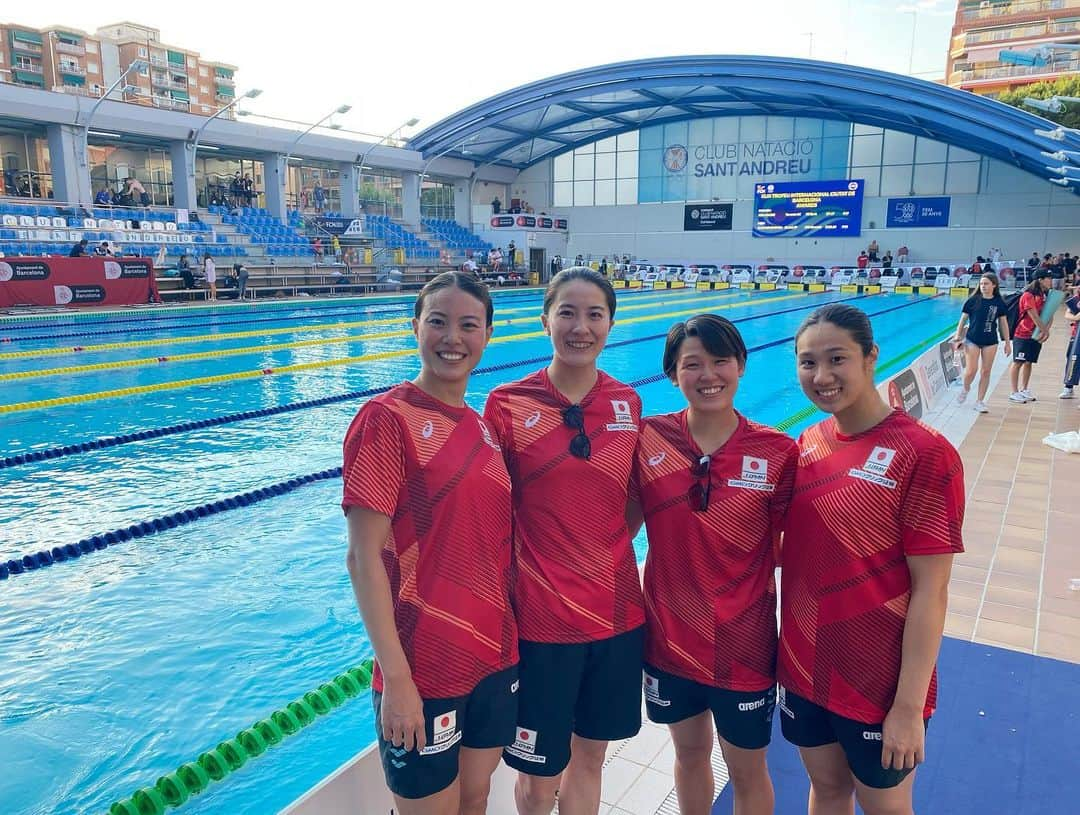 大橋悠依のインスタグラム：「． MARE NOSTRUM in Barcelona 🇪🇸  明日はカネに移動して、 明後日からはカネ大会です🏊‍♀️  #イトマン東進 #seiko #seikosports #ミズノ #ミズノスイム #tobiuojapan @marenostrumswimtour」