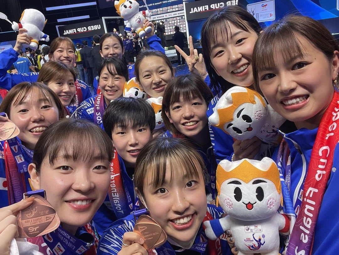 福島由紀さんのインスタグラム写真 - (福島由紀Instagram)「Uber Cup 2022🥉  遅くなりましたが、応援ありがとうございました！！☺️⭐️ やっぱり団体戦は楽しい👍🏻 ̖́-   #ubercup2022   #teamjapan  #@badmintonphoto_official  #フクヒロ  #badminton」5月27日 21時27分 - bluvic01