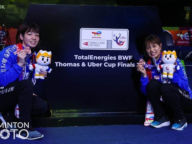 福島由紀さんのインスタグラム写真 - (福島由紀Instagram)「Uber Cup 2022🥉  遅くなりましたが、応援ありがとうございました！！☺️⭐️ やっぱり団体戦は楽しい👍🏻 ̖́-   #ubercup2022   #teamjapan  #@badmintonphoto_official  #フクヒロ  #badminton」5月27日 21時27分 - bluvic01