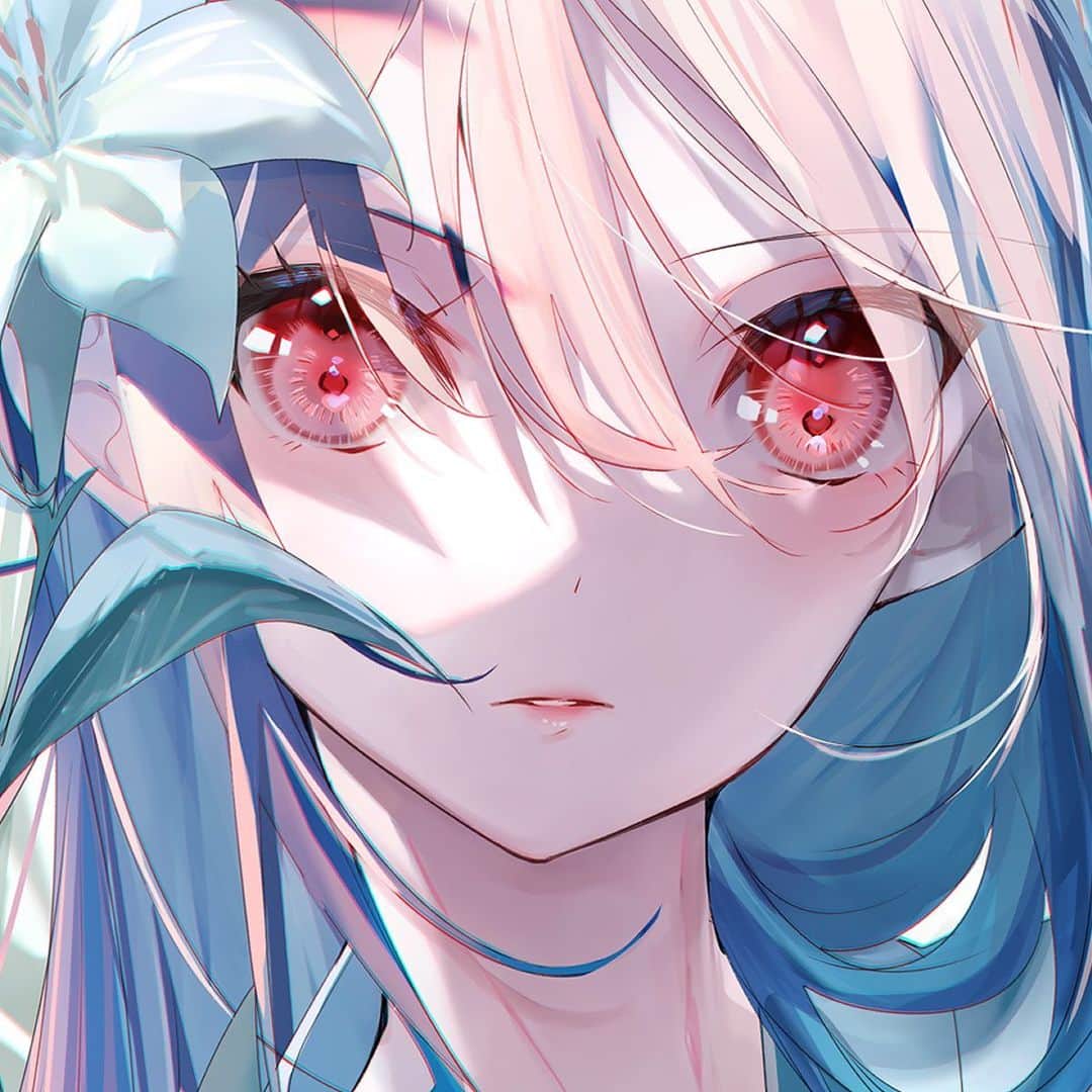 美和野らぐのインスタグラム：「「百合姫」 個展で出す同人誌の表紙です。 ▫️ ▫️ ▫️ #個展　#水に溺れて夢を見る  #miwanorag #美和野らぐ #illustration #イラスト #digitalart #artistoninstagram #artwork #instaart  #kawaiiart #イラストグラム」