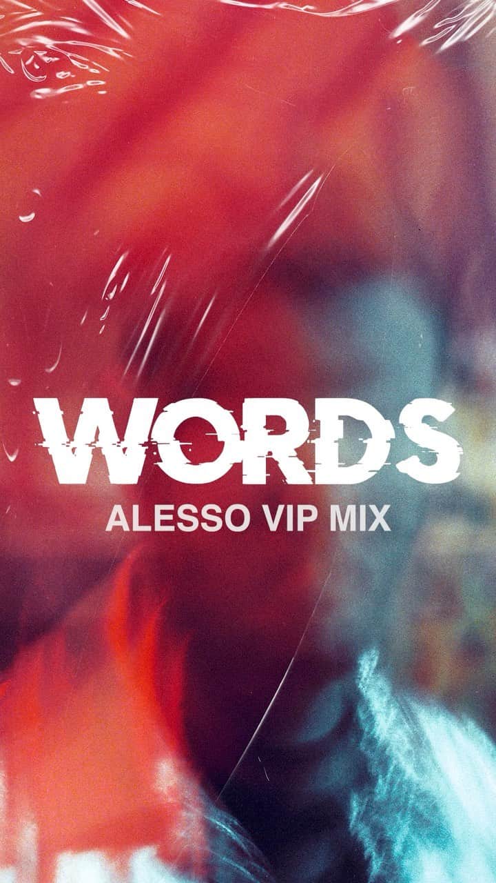 アレッソのインスタグラム：「My remix of ‘Words’ is OUT NOW!」
