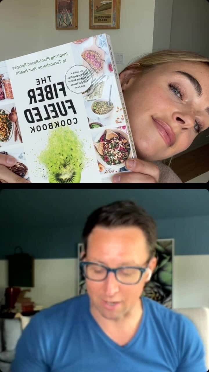 Elizabeth Turnerのインスタグラム：「Dr. B @theguthealthmd answers all your questions about transitioning to a plant-based diet! We talk about his new book- Fiber Fueled Cookbook- which has already become a New York Times Bestseller! Y'all need to get this book! @theguthealthmd」