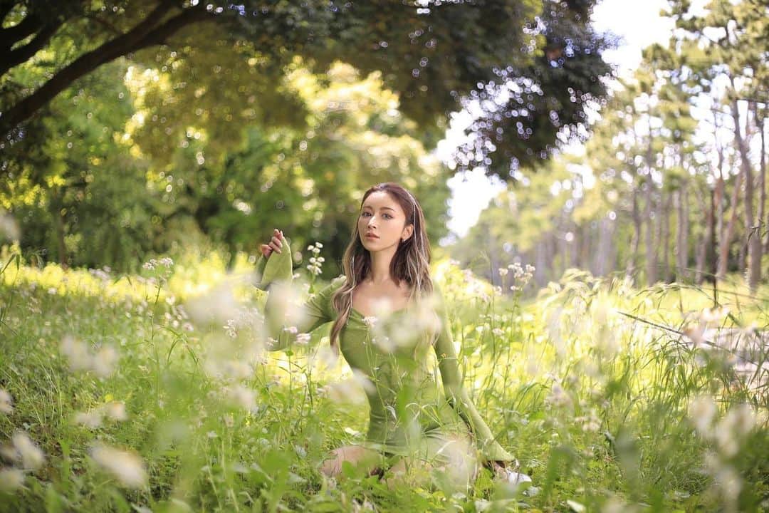 美咲あいりのインスタグラム：「🍀」