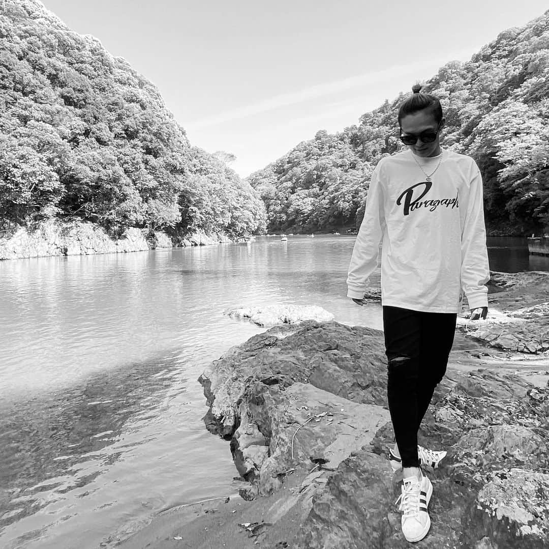 のインスタグラム：「嵐山 ・ ・ ・ ・ ・非現実的な場所すぎて最高でした😆😆 ってか、マンバンどう？？🥹」