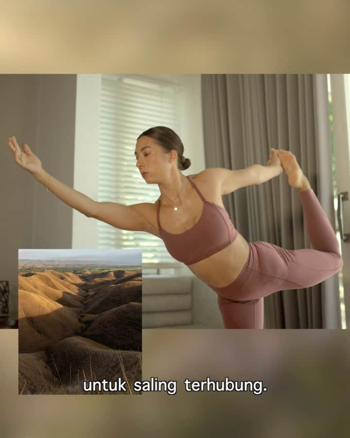 Jennifer Bachdimのインスタグラム：「I love to have a balance life, but living a balanced life isn’t always so easy!  . . Sometimes I have to remind myself to make space for some me-time! I love to do yoga 🧘🏽‍♀️ to fuel my mind and body 🙏🏼  . . The all new @adidasindonesia Make Space Yoga Collection is now available! Flexible and sustainable, @adidasindonesia features products made with Parley Ocean Plastic! Get yours now and do good things for you body, mind and earth ✨ #yogawithadidas #createdwithadidas」
