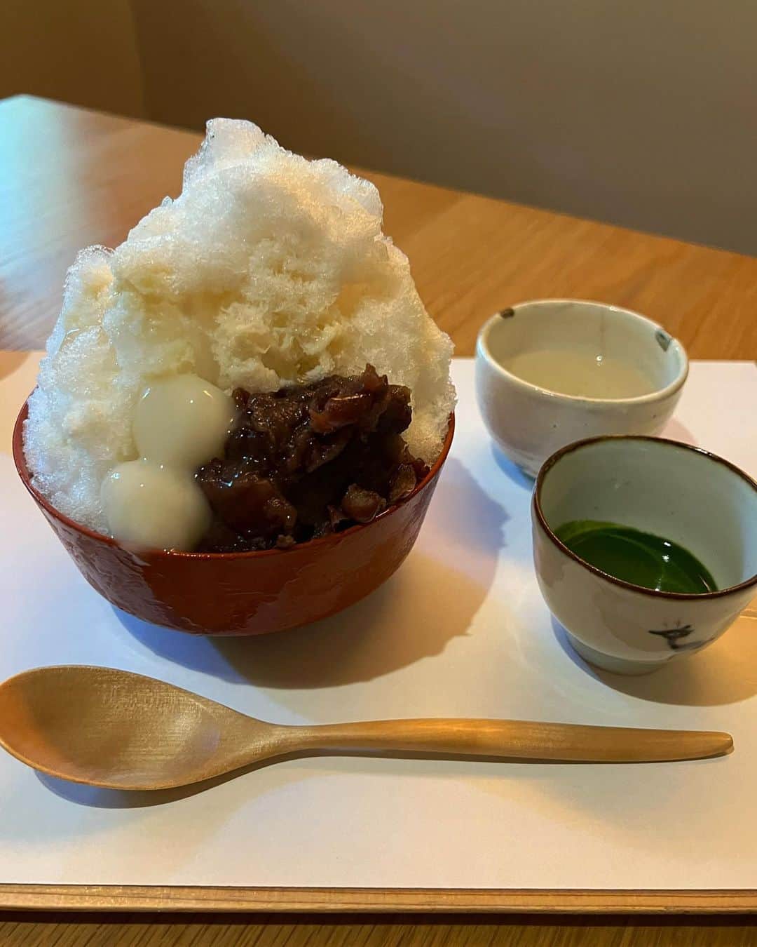島居玲子のインスタグラム：「氷の季節🧊🫶🏻」